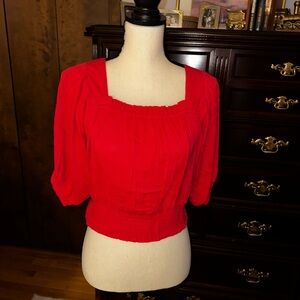 Band of the Free Coral Blouse - Size Large NWT